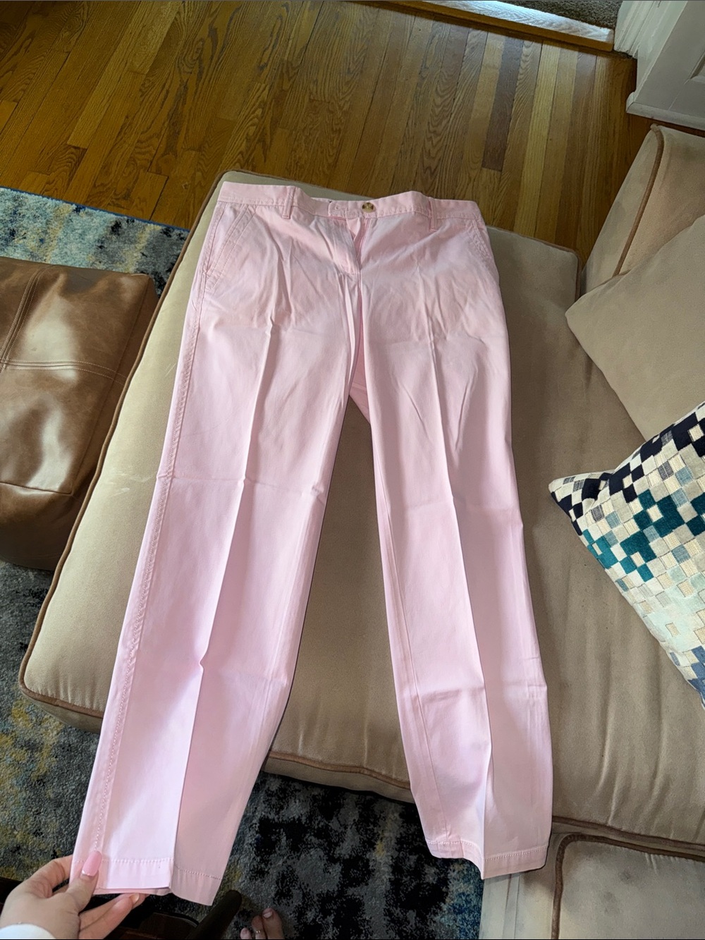 Talbots Light Pink Straight-Leg Jeans